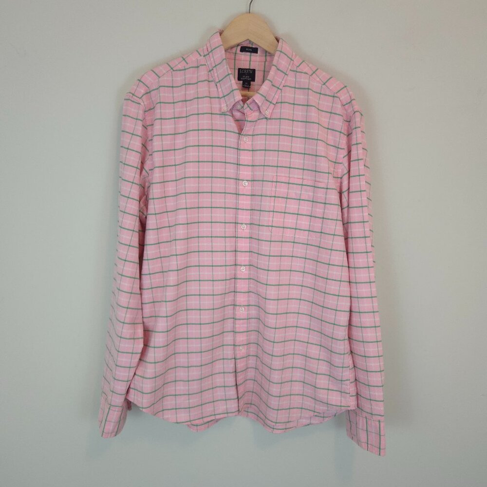 J. Crew Factory Men's Flex Oxford Shirt Slim Fit